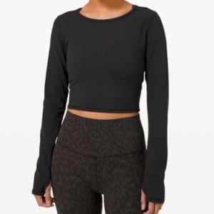 Lululemon ever elated cropped long sleeve *nulu
